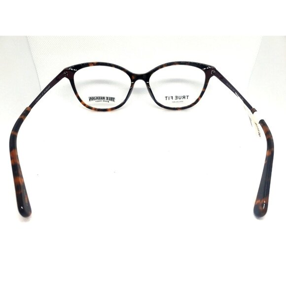 True Religion Tortoise Shell Optical Eyeglasses 56-16-145 True Fit Frame Women's - Picture 4 of 6